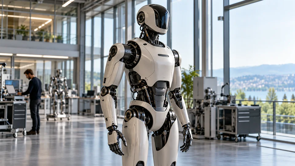 KI-Visualisierung eines beispielhaften Robotikeinsatzes