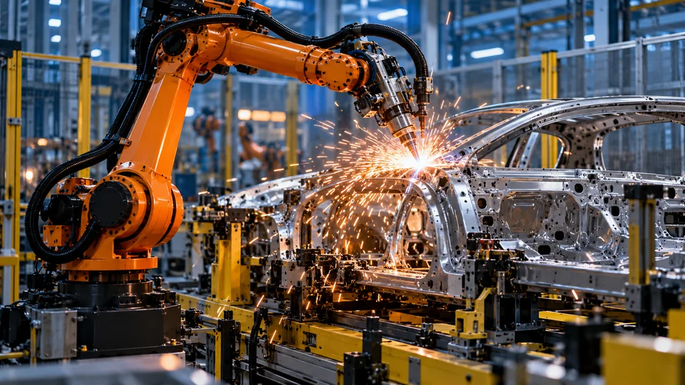 KI-Visualisierung eines beispielhaften Robotikeinsatzes